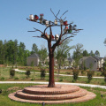 High quality stainless steel tree sculpture for sale